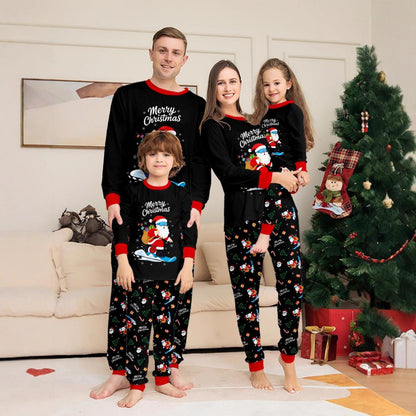 Family Christmas Pyjamas Unisex Sleepwear Outfits Kids Adults
