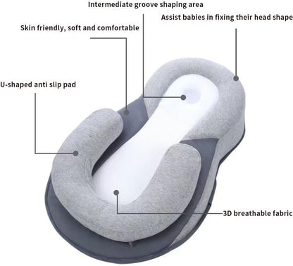 Baby Bassinet Wedge Lounger Anti-Reflux Bed for Infants