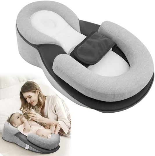 Baby Bassinet Wedge Lounger Anti-Reflux Bed for Infants