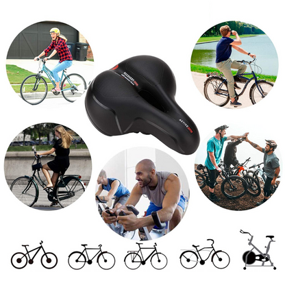 Bicycle Seat Soft Comfortable with Reflector