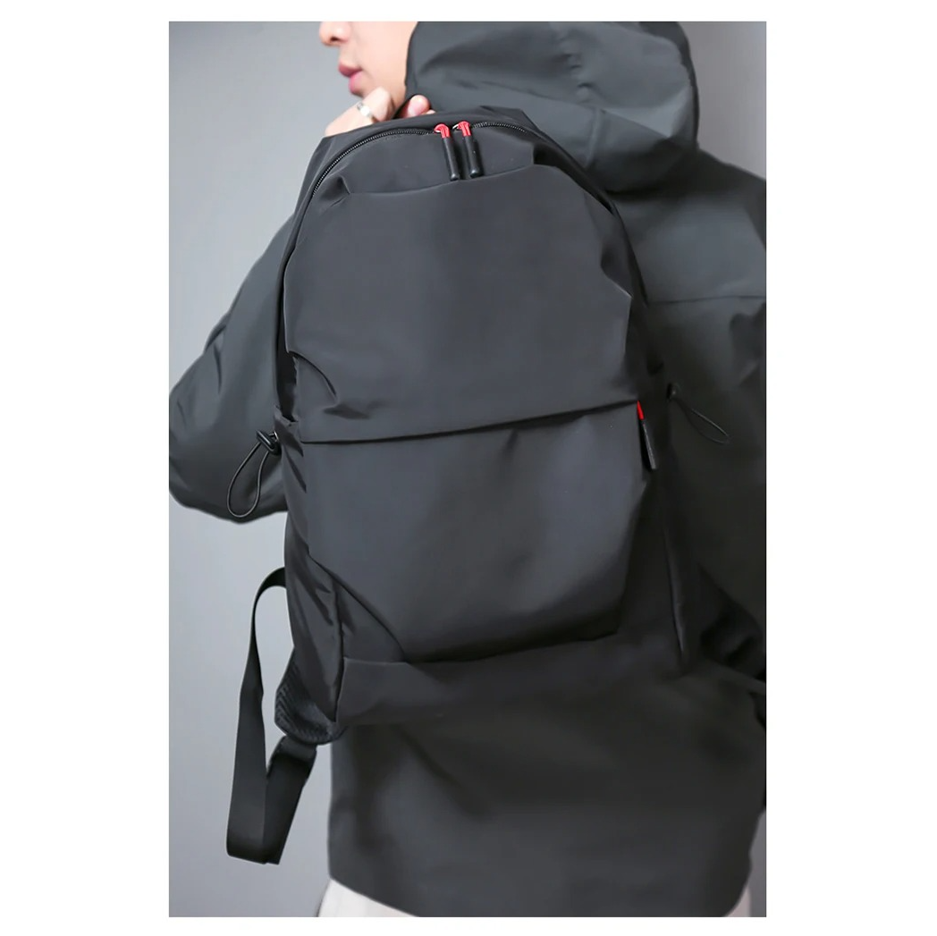 Backpack Black Standard Size Durable Travel Bag