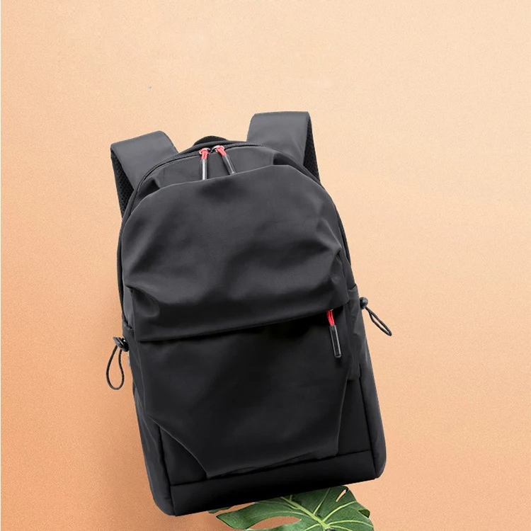 Backpack Black Standard Size Durable Travel Bag