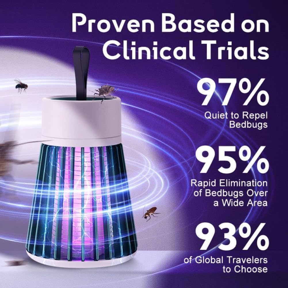 Bug Zapper Lamp 2 Pack Mosquito Killer Light Indoor Outdoor