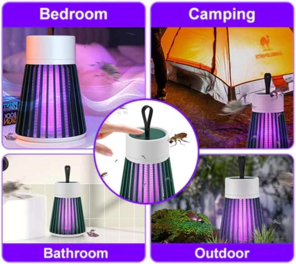 Bug Zapper Lamp 2 Pack Mosquito Killer Light Indoor Outdoor