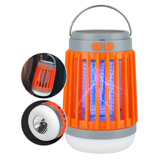 Outdoor Bug Zapper Electric Mosquito and Insect Trap 3-in-1
