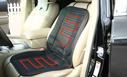 Heated Car Seat Cushion Pad Winter Warmer Full Coverage