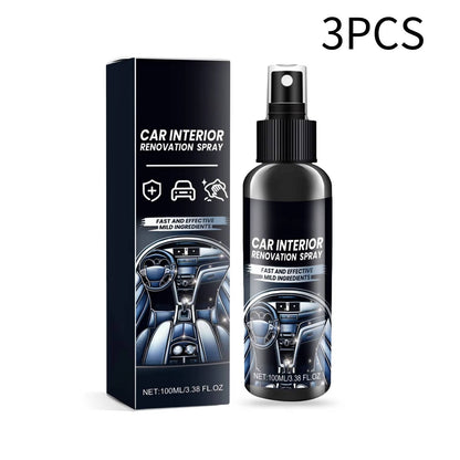 Car Interior Cleaner Set 3 Pack Automotive Cleaning Supplies