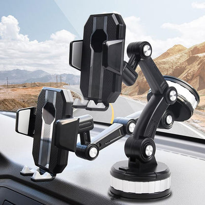 Car Phone Holder Suction Mount Adjustable Dashboard Stand