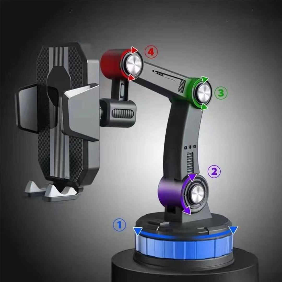 Car Phone Holder Suction Mount Adjustable Dashboard Stand