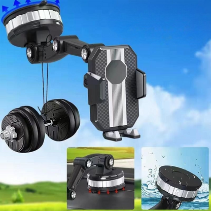 Car Phone Holder Suction Mount Adjustable Dashboard Stand