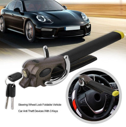 Steering Wheel Lock Bar Security Device