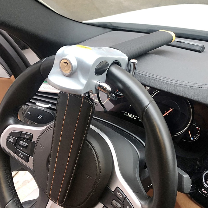 Steering Wheel Lock Bar Security Device