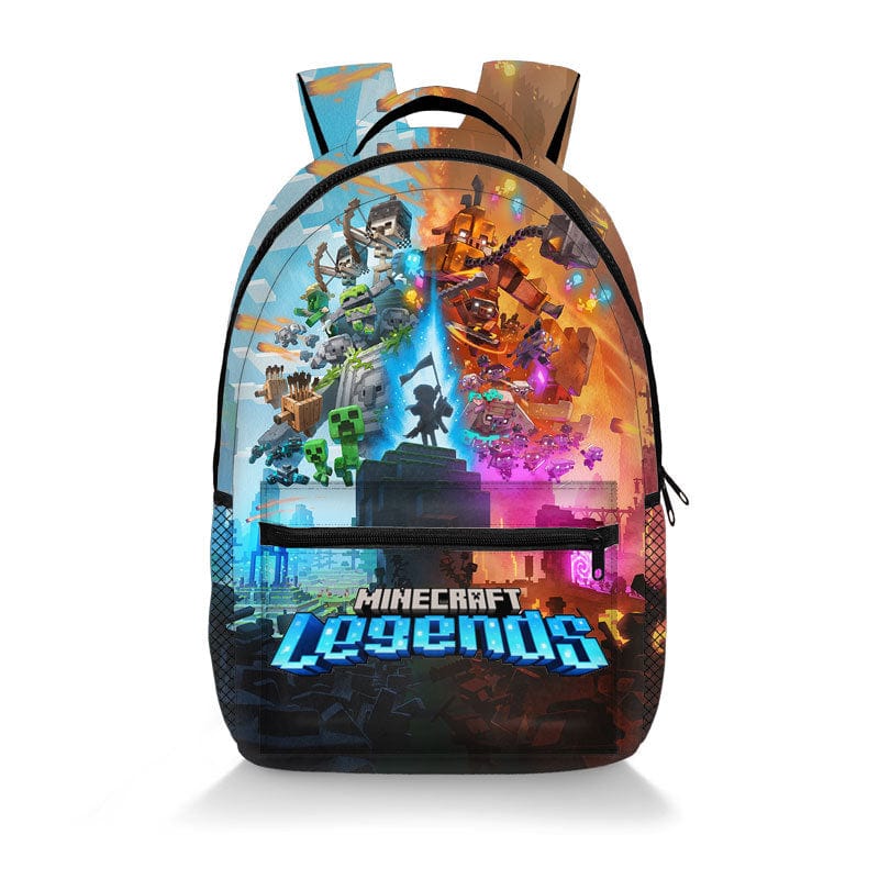 Minecraft Backpack School Bag Pixel Design