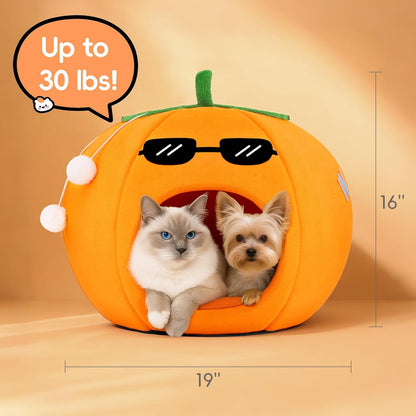 Cat Bed Dog Bed Soft Washable Pet Bed Cat Cave Circular Pet Bed