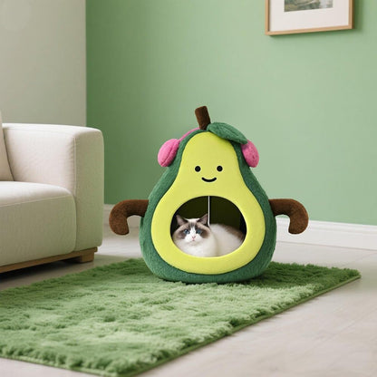 Cat Bed Dog Bed Soft Washable Pet Bed Cat Cave Circular Pet Bed