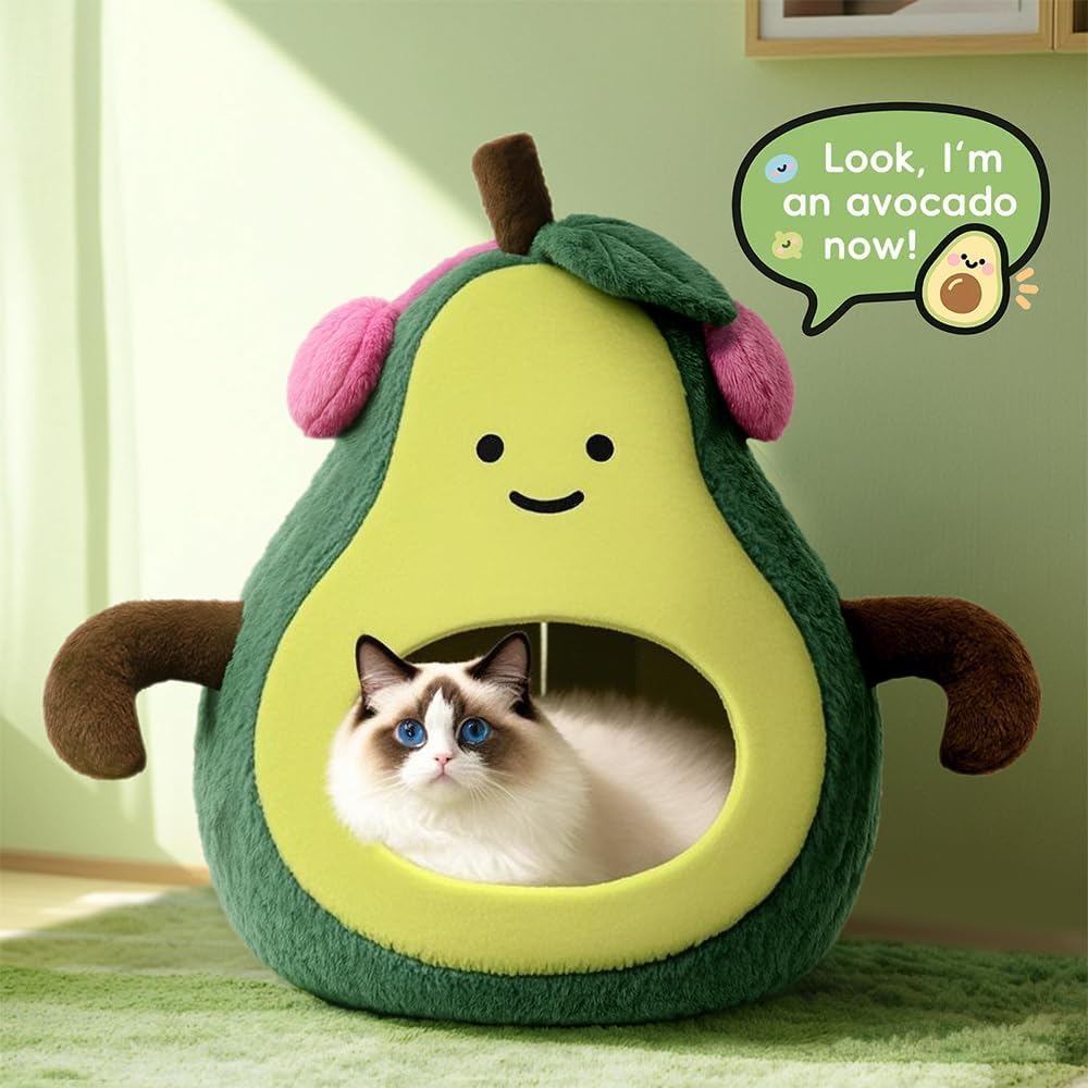 Cat Bed Dog Bed Soft Washable Pet Bed Cat Cave Circular Pet Bed