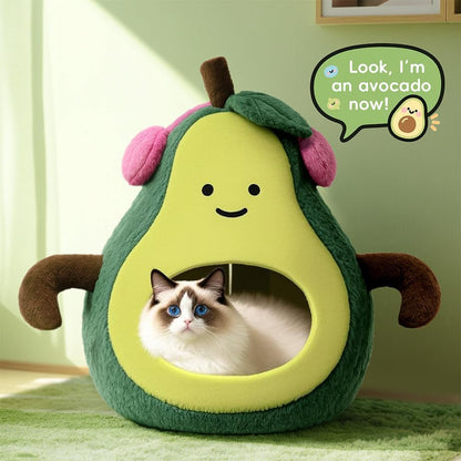 Cat Bed Dog Bed Soft Washable Pet Bed Cat Cave Circular Pet Bed