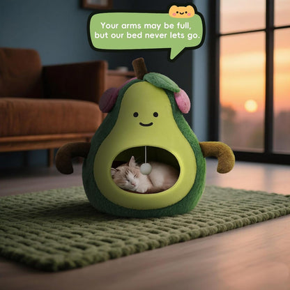 Cat Bed Dog Bed Soft Washable Pet Bed Cat Cave Circular Pet Bed