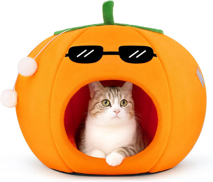 Cat Bed Dog Bed Soft Washable Pet Bed Cat Cave Circular Pet Bed