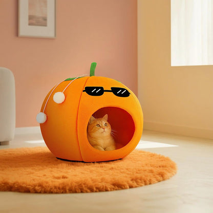 Cat Bed Dog Bed Soft Washable Pet Bed Cat Cave Circular Pet Bed