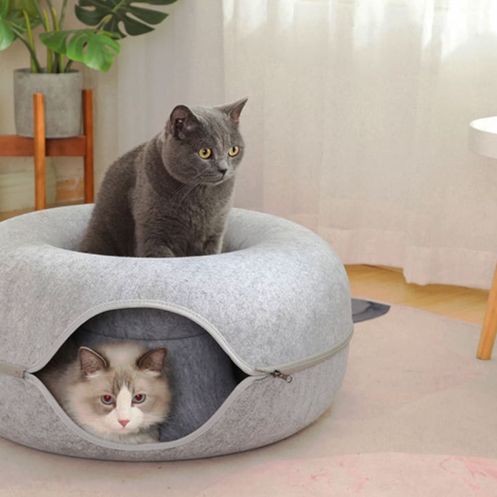 Cat Bed Tunnel Cave for Cats
