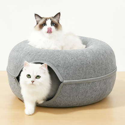 Cat Bed Tunnel Cave for Cats