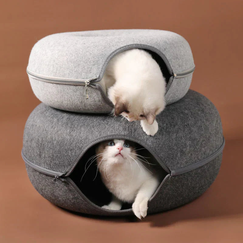 Cat Bed Tunnel Cave for Cats