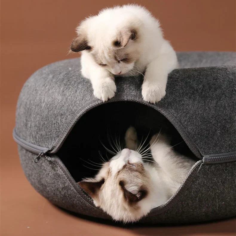 Cat Bed Tunnel Cave for Cats