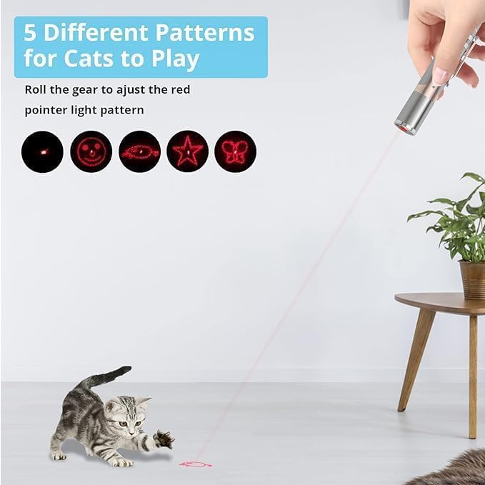 Rechargeable Cat Toy Laser Light