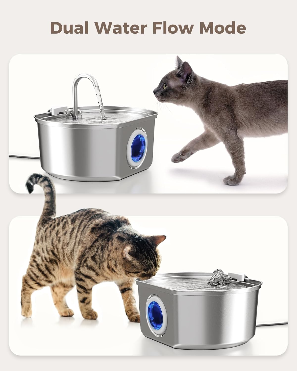 Automatic Cat Water Fountain Dispenser Bowl Pet Drinking Supplies