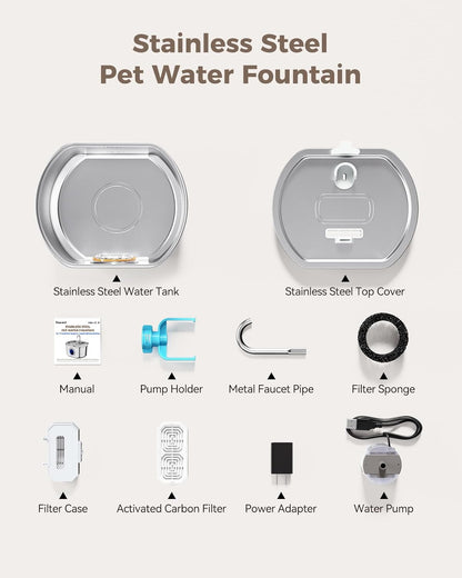 Automatic Cat Water Fountain Dispenser Bowl Pet Drinking Supplies
