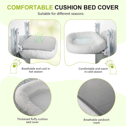 Cat Window Perch Hammock Bed with Suction Cups and Frame