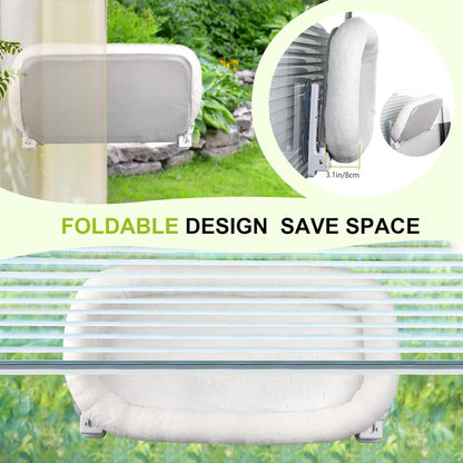 Cat Window Perch Hammock Bed with Suction Cups and Frame