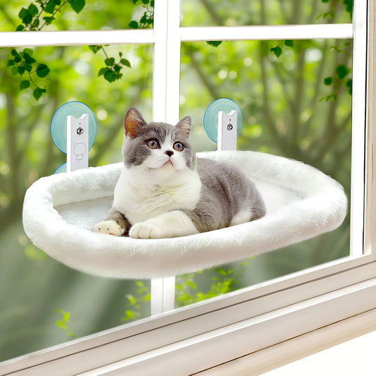 Cat Window Perch Hammock Bed with Suction Cups and Frame