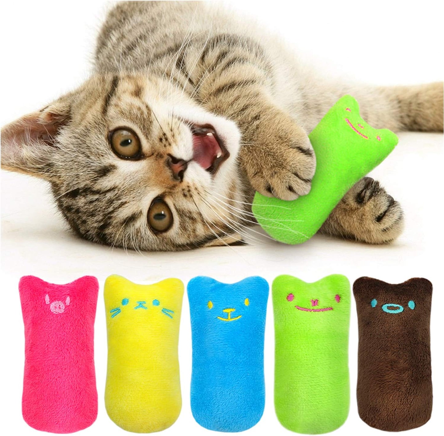 Catnip Mice Toys for Cats 5 Pack Chew Teething Toys