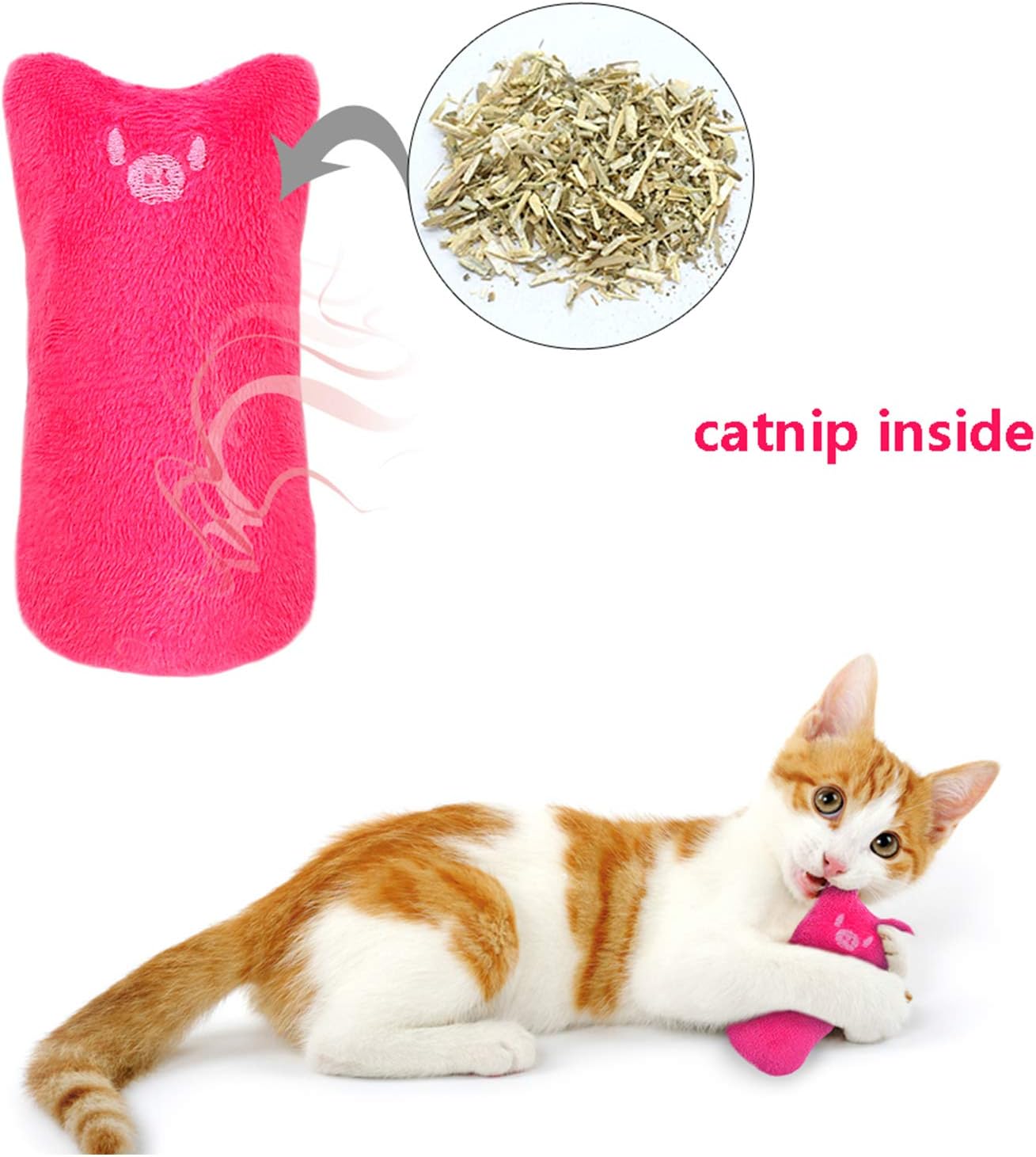 Catnip Mice Toys for Cats 5 Pack Chew Teething Toys