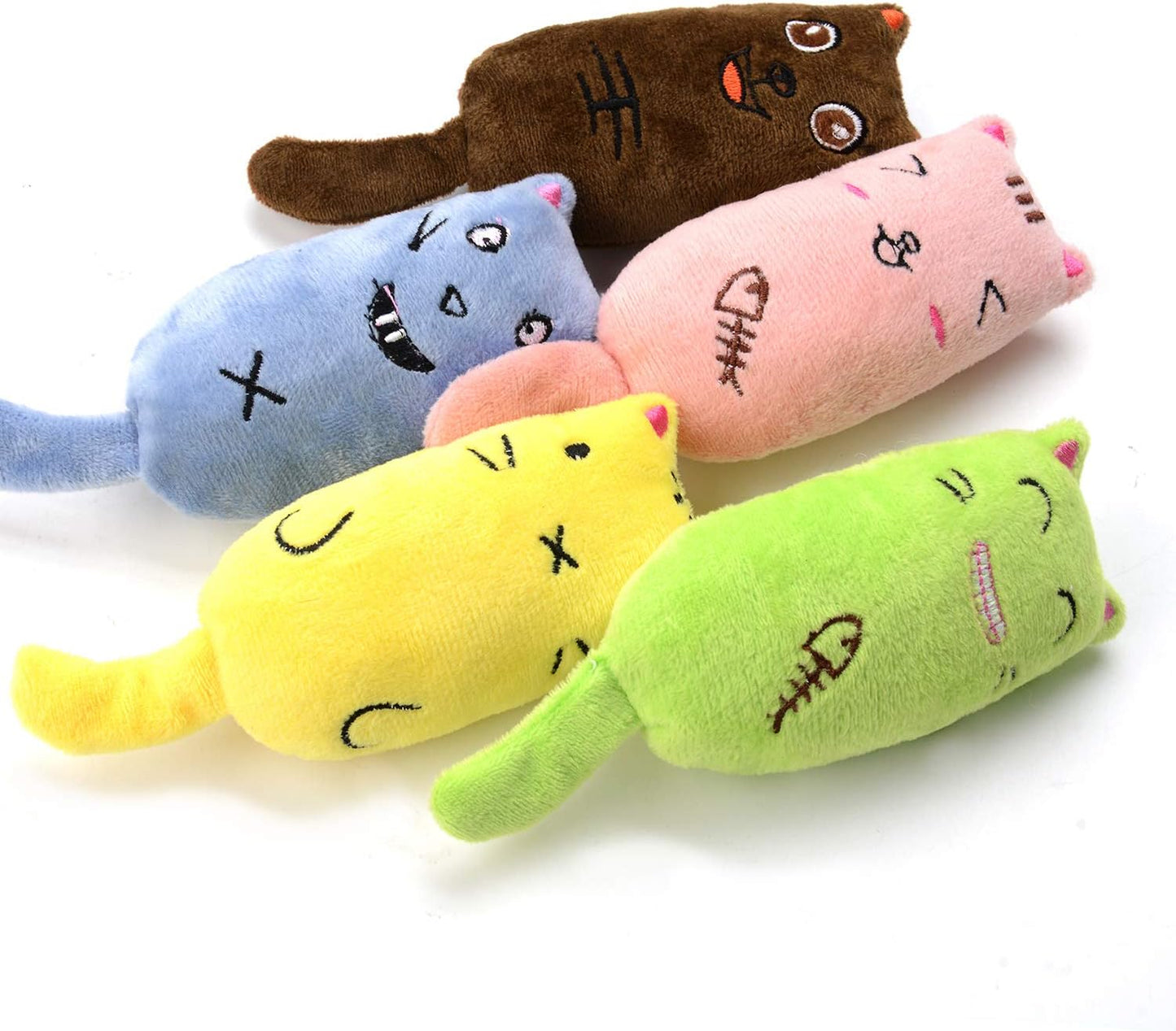 Catnip Mice Toys for Cats 5 Pack Chew Teething Toys