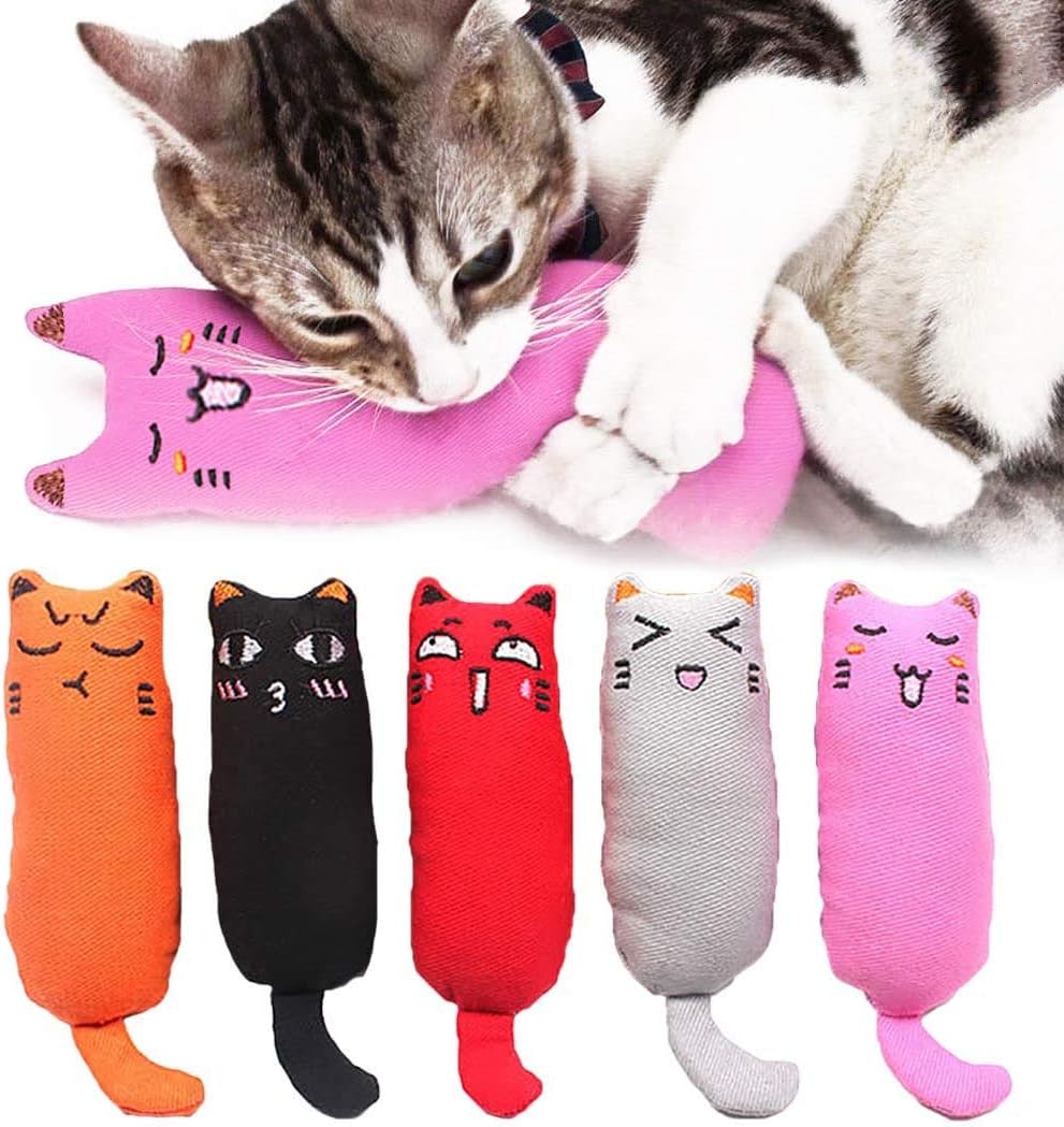 Catnip Mice Toys for Cats 5 Pack Chew Teething Toys