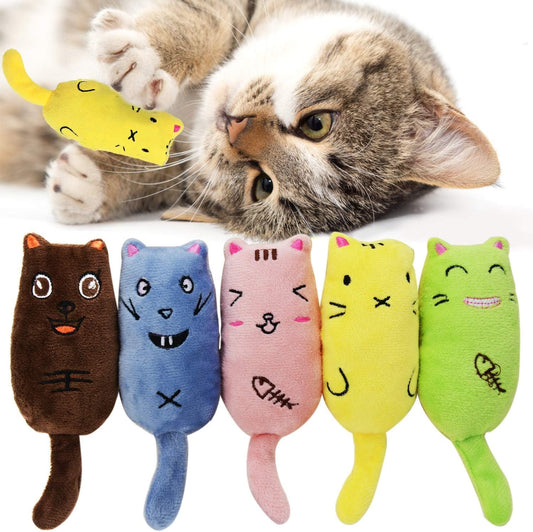 Catnip Mice Toys for Cats 5 Pack Chew Teething Toys