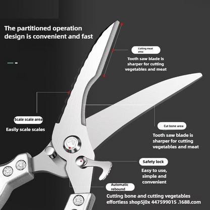 Chicken Shears Kitchen Scissors Poultry Cutting Tool