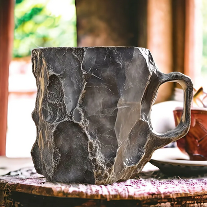 Coffee Mug Crystal Stone Design