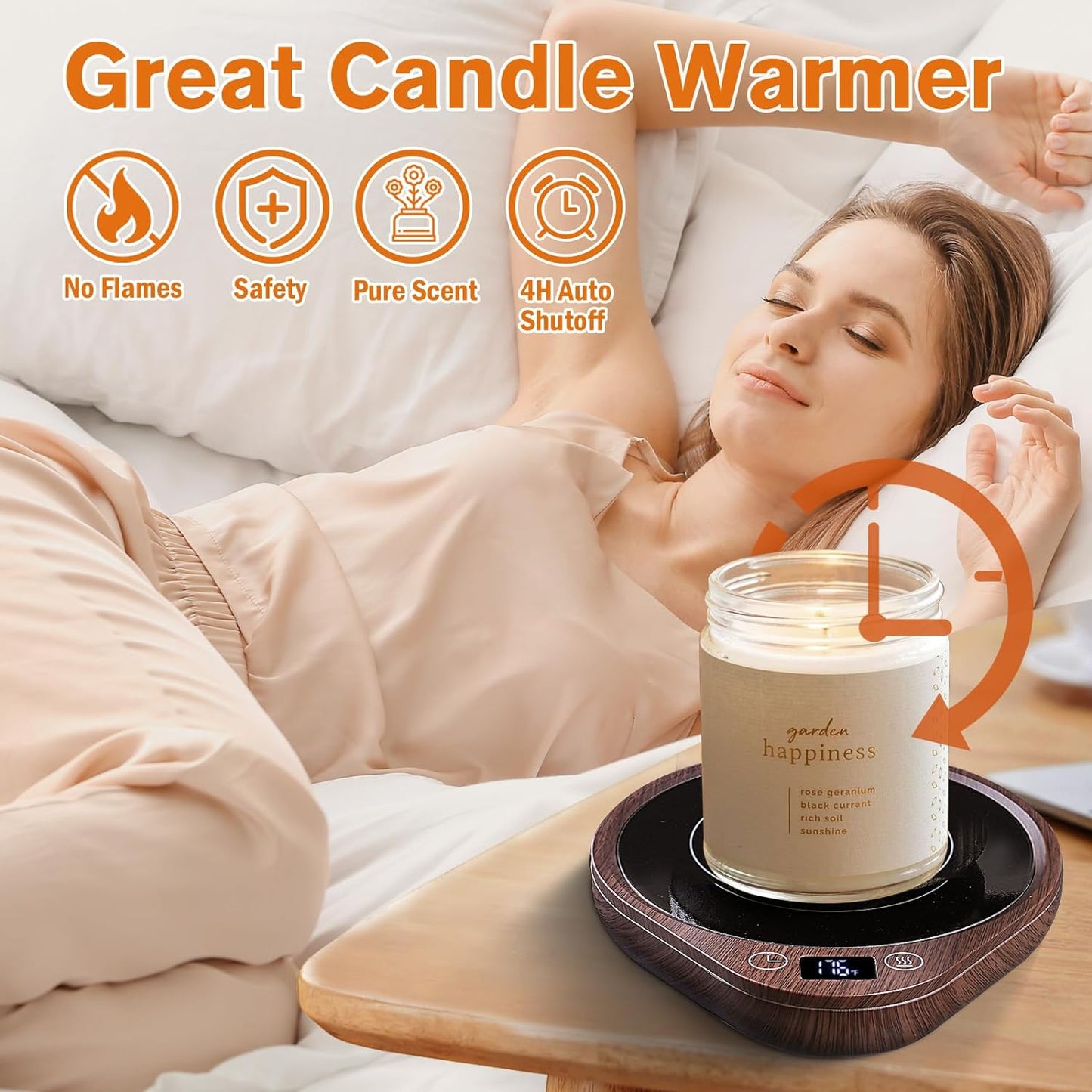 Electric Coffee Mug Warmer Heating Plate Set