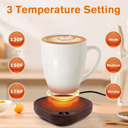 Electric Coffee Mug Warmer Heating Plate Set