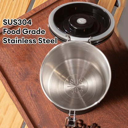 Coffee Storage Container Stainless Steel Canister Food Storage