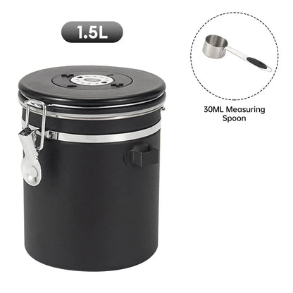 Coffee Storage Container Stainless Steel Canister Food Storage