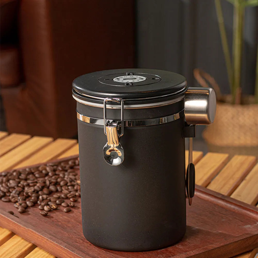 Coffee Storage Container Stainless Steel Canister Food Storage