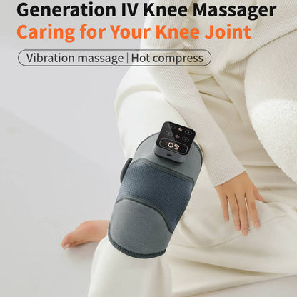 Cordless Knee Massager Heat Vibration