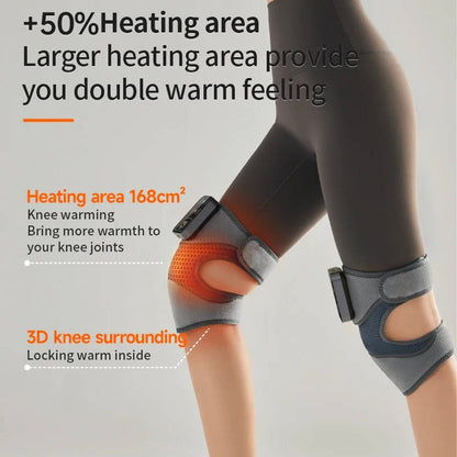 Cordless Knee Massager Heat Vibration