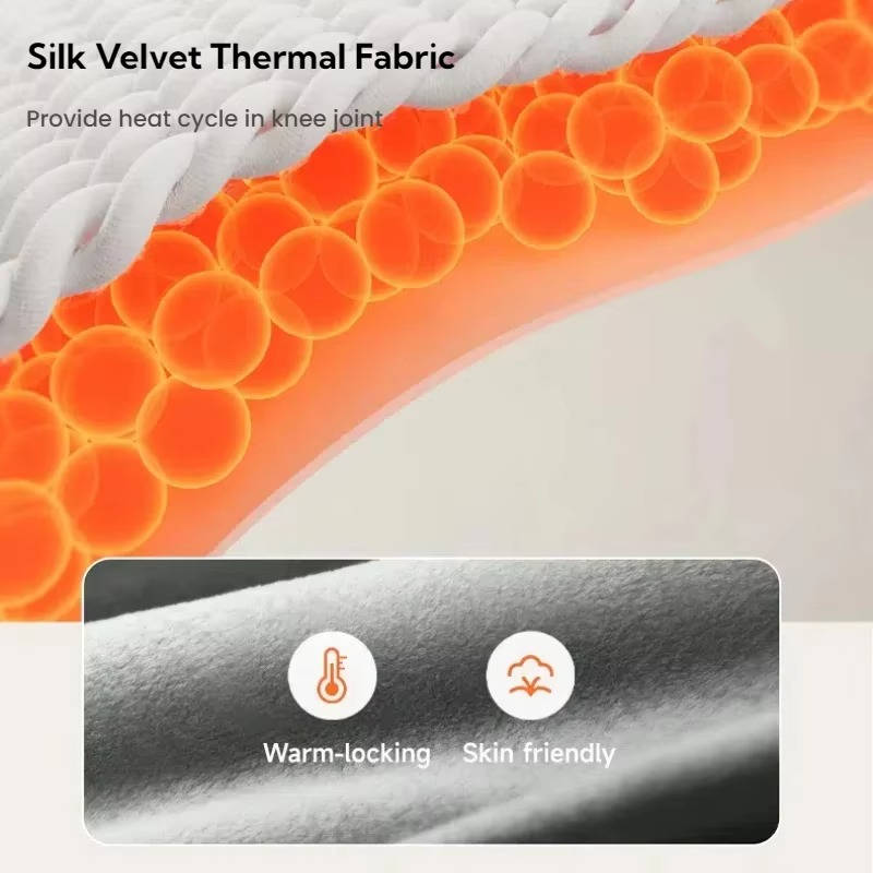 Cordless Knee Massager Heat Vibration