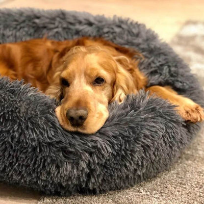 Calming Dog Bed Circular Removable Cover